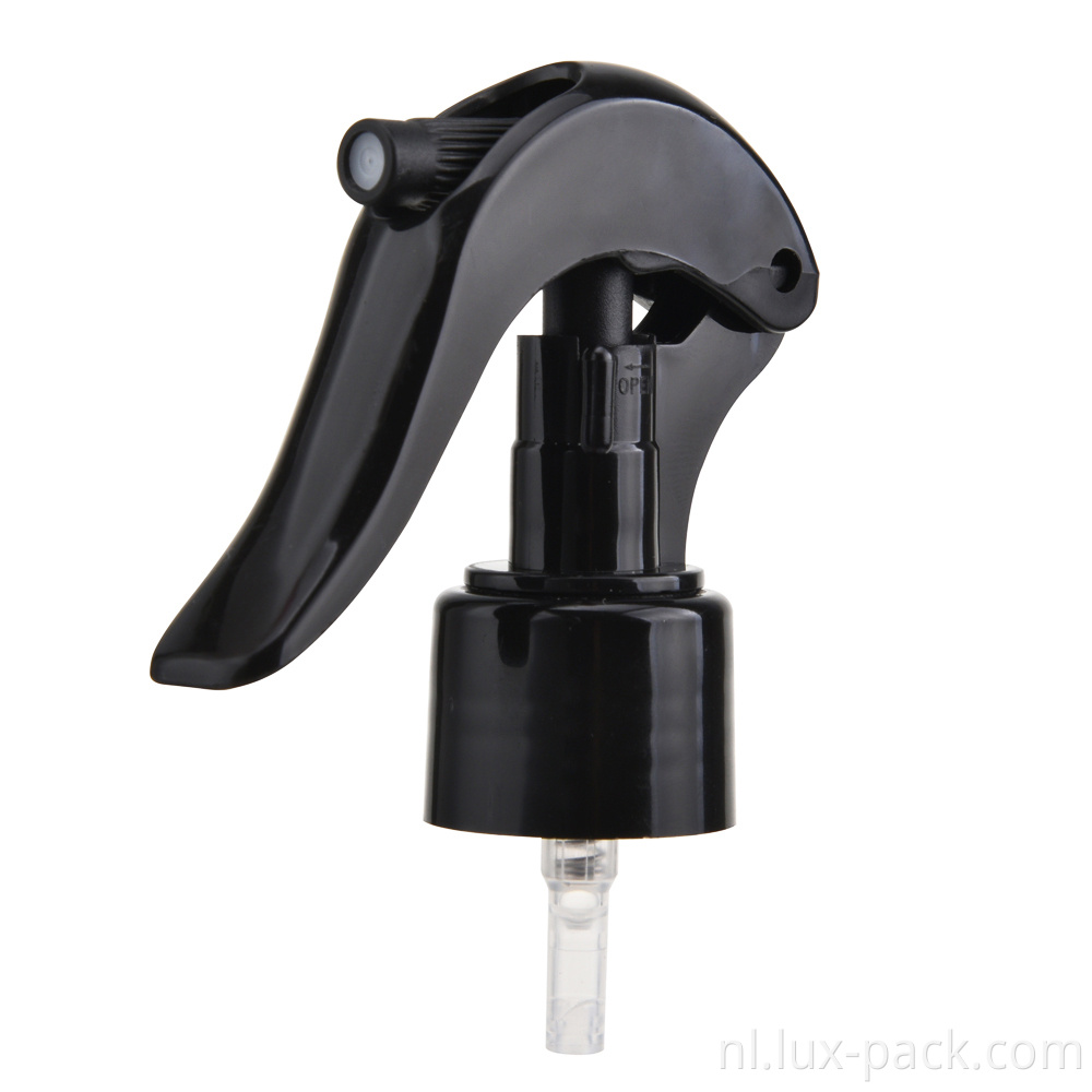 Bill 20/24/28/410 100 ml Huishoudelijke plastic pompkop Mini Trigger Spray Black voor fles